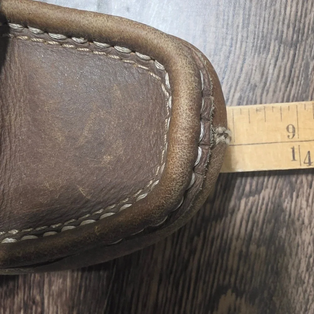 SMALL GUIDE Chukka Boots Kids 1 / 1.5 Brown Leather Moc Toe Lace Up Crepe Sole